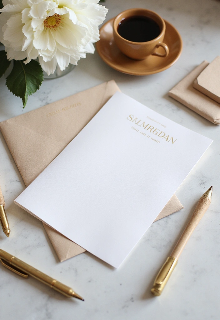 22 Personalized DIY Gifts That'll Make You the Favorite at Every Occasion! - 13. Personalized Stationery Set